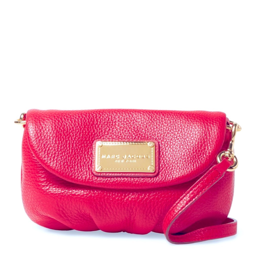 HARDTOFIND💎GORGEOUS RUBY🧲Marc Jacobs❤️Natasha Percy Flap Karlie Crossbody $258